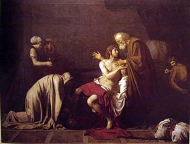 Jean-Germain Drouais, Le retour du fils prodigue, 1782, huile sur toile, H. 144 ; L. 200 cm, Paris, église Saint-Roch ©Ville de Paris – COARC Jean-Germain Drouais, Le retour du fils prodigue, 1782, huile sur toile, H. 144 ; L. 200 cm, Paris, église Saint-Roch ©Ville de Paris – COARC